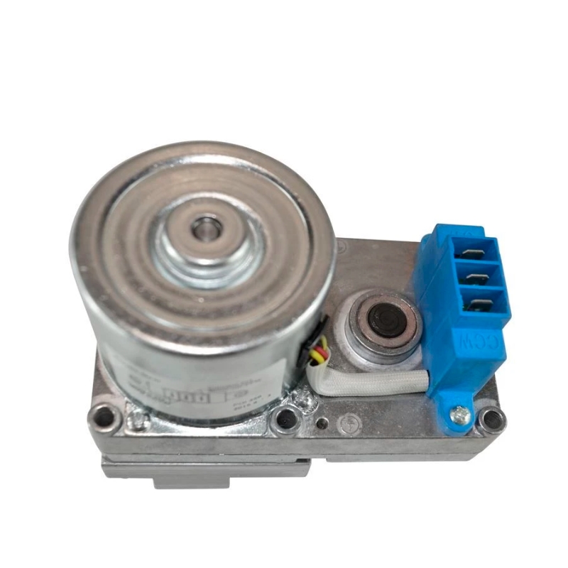 Motorreductor / motor sinfín redondo para estufa de pellets 1,46.rpm - eje 9,5 mm - 230 v