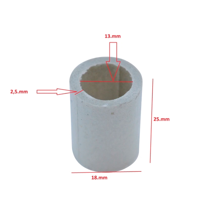 Soporte de encendedor/Calentador de Cartucho para estufa de pellets Ø13 mm