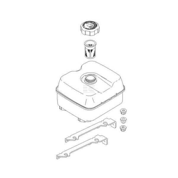 Tanque de combustible - 712547 - Briggs & Stratton