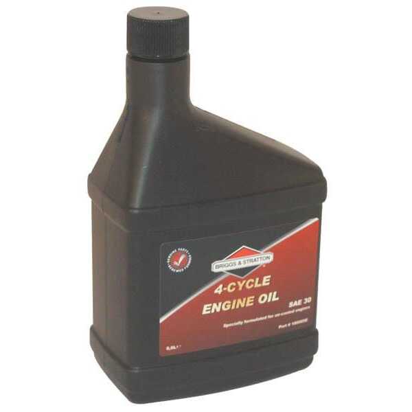 BS Aceite de motor 4 tiempos Briggs & Stratton - 100005E - Aceite de motor mineral, SAE 30W, 0,6 L, de Briggs & Stratton