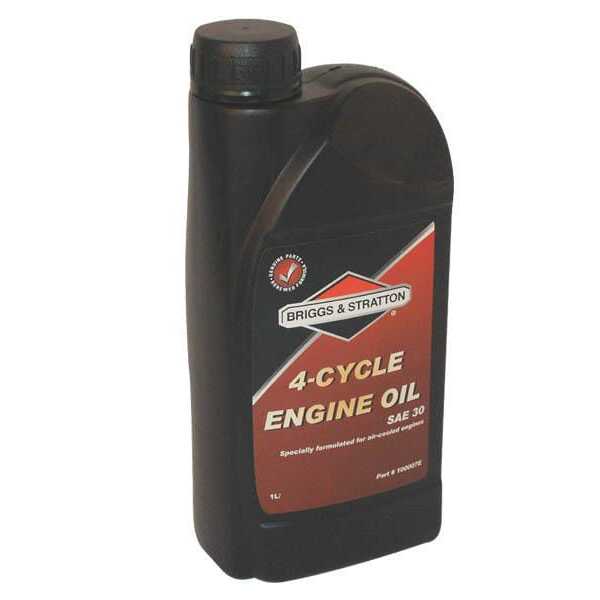 BS Aceite de motor 4 tiempos Briggs & Stratton - 100007E - Aceite de motor, SAE30 1 L