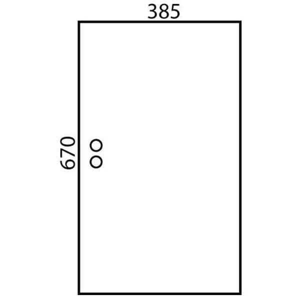 John Deere  - 2600L32953 - Siderude oplukkelig klar JD Sekura