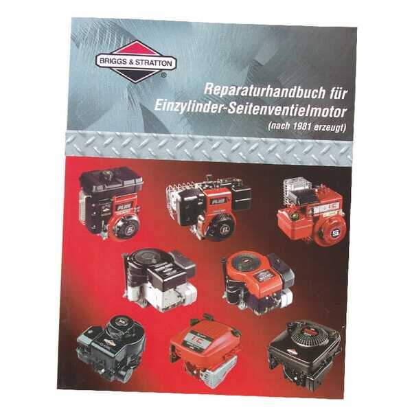 Briggs & Stratton Catálogo de piezas de repuesto - 271266 - Manual de reparac. 1 cilindro