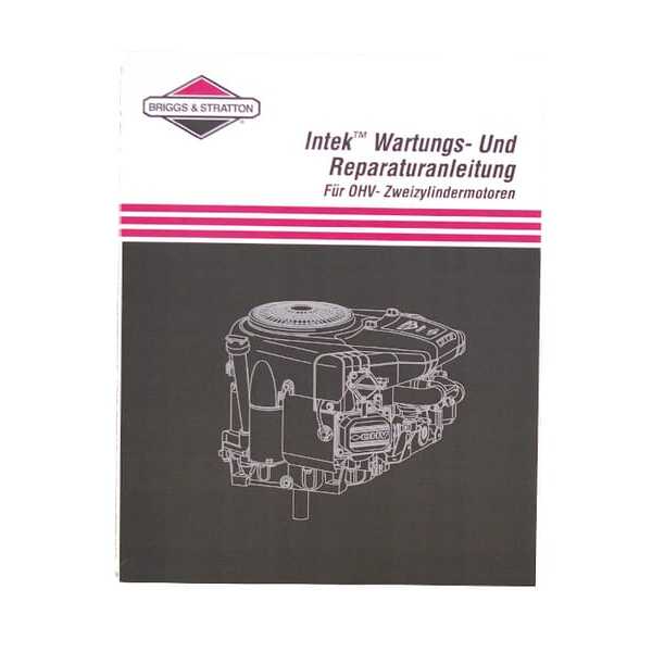 Briggs & Stratton Catálogo de piezas de repuesto - 274079 - Manual de reparación Intek TW