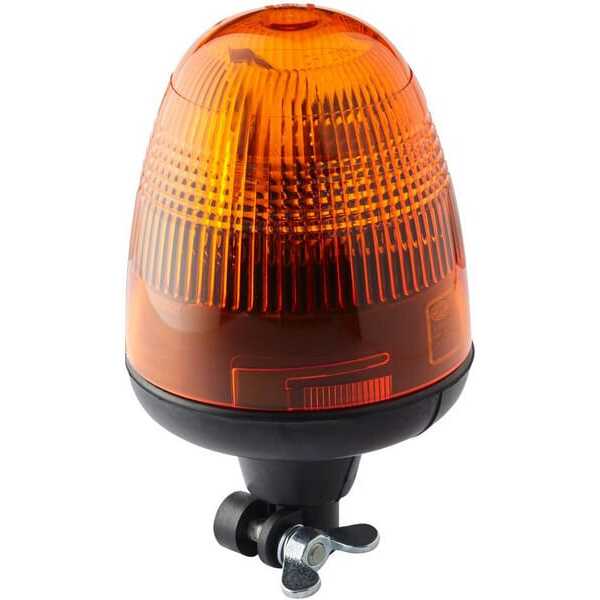 John Deere Faro rotativo Sirena flexible Rotaflex R Hella - 2RL006846001 - Faro rotativo halógeno, ámbar, 12 V, montaje sobre má