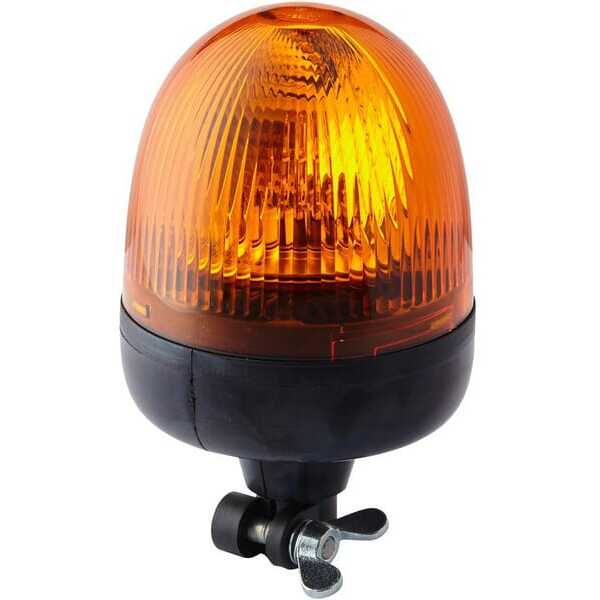 John Deere Faro rotativo Sirena flexible KL Rotacompact FL Hella - 2RL009506001 - Faro rotativo halógeno, ámbar, 12 V 55 W, fija