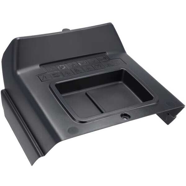 Stiga OE - 3251105410 - Tapa central ABS negro MP/SD granulado