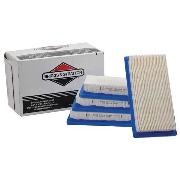 Briggs & Stratton Filtro de aire plano - 4145 - Filtro de aire 4 x 494511
