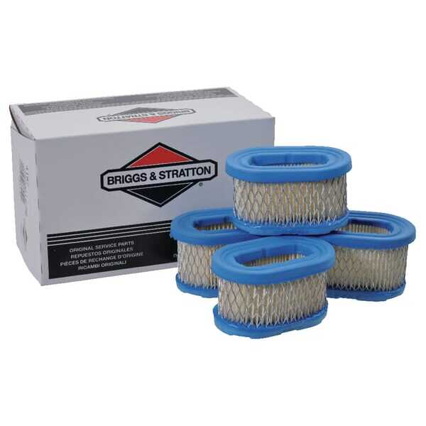 Briggs & Stratton Filtro de aire ovalado - 4197 - Filtro de aire 4 x 497725S