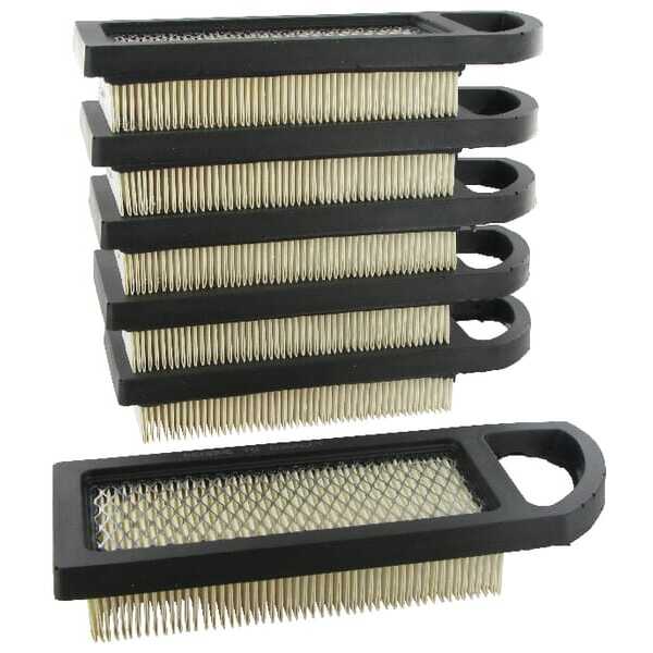 BS Filtro de aire planoBriggs & Stratton - 4214WM - Filtro de aire (6 x 794422)