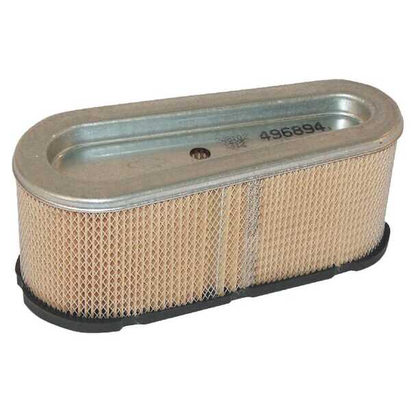 BS Filtro de aire ovaladoBriggs & Stratton - 496894S - Filtro de aire (VF272403S)(4139)