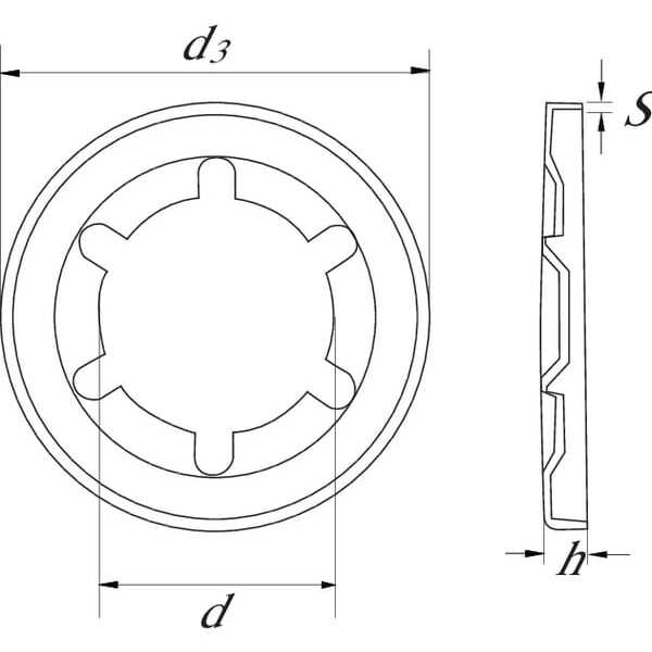 AL-KO Anillos de retención OE, Starlock - 513010 - Quick Fastener 16 Sxn27