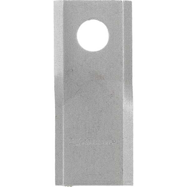 John Deere Cuchillas de segadora adaptables - 55903310KR - Cuchilla derecha de segadora, D, 107x45x4 Ø18,25 válida para Kuhn/Joh