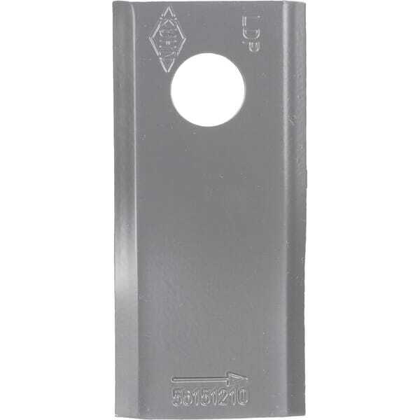 John Deere Cuchillas de segadora originales (OE) - 56151210 - Cuchilla izda. de segadora 95 x 45 x 3,5 mm orificio Ø 16,25 mm ad