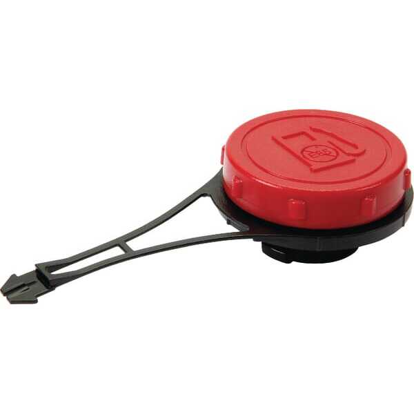 Briggs & Stratton Tapón del depósito y junta del tapón del depósito Briggs & Stratton - 591003 - Tapa de depósito roja
