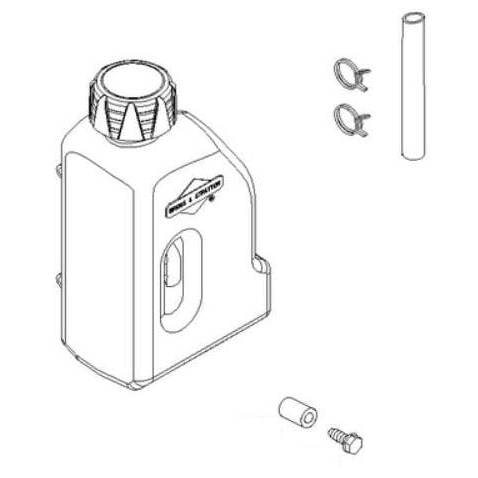 Briggs & Stratton Depósitos de carburante - 799111 - Fuel tank