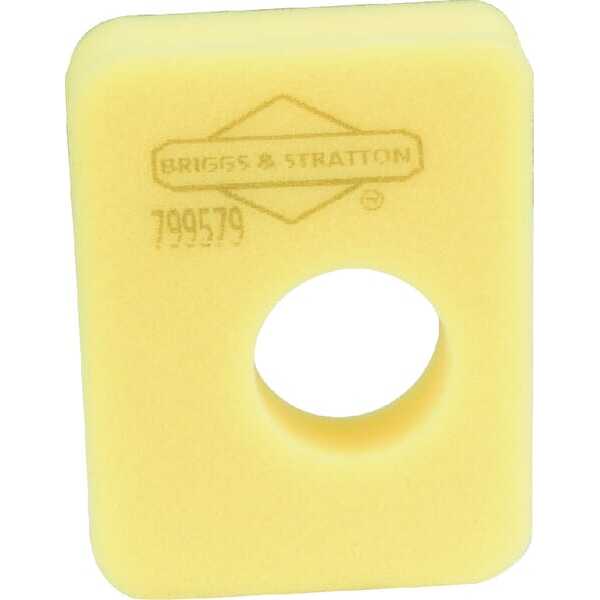 BS Filtro de gomaespumaBriggs & Stratton - 799579M - Filtro de aire (25x 799579)