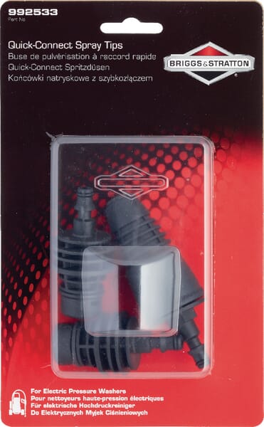 Briggs & Stratton Limpiador de alta presión accessori - 992533 - Quick Connect Spray Tips Elec