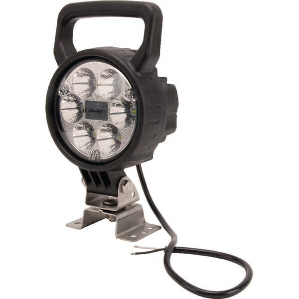 John Deere  - LA10016 - LED Arbejdslygte 2000 lumen 25 W, rund, 10/30 V, Ø 117 mm, fjernområde, 6 LED'er, Kramp