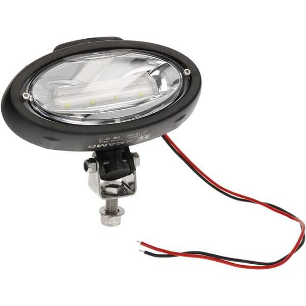 John Deere Luz de trabajo LED ovalado - LA104491 - Work light LED, 40W, 3500lm, oval, 12-24V,190x107x63mm, Ultra Wide Flood, Kra