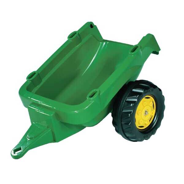 John Deere Remolque verde RollyKid R12174 - R12174 - Remolque John Deere, verde/amarillo, a partir de 2,5 años, rollyKid de Roll