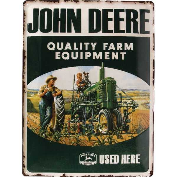 John Deere  - TTF8159 - Skilt John Deere "Quality Farm Equipment"