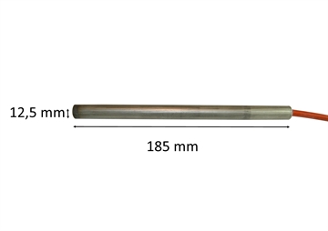 Gløderør / Eltænder 12,5 x 185 mm 400 Watt